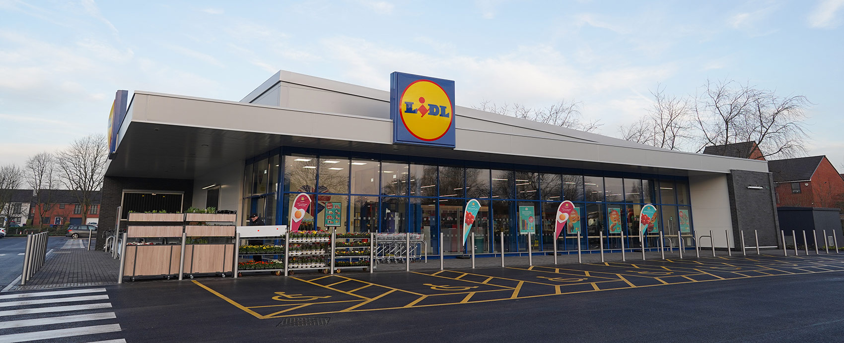 Lidl store in the day